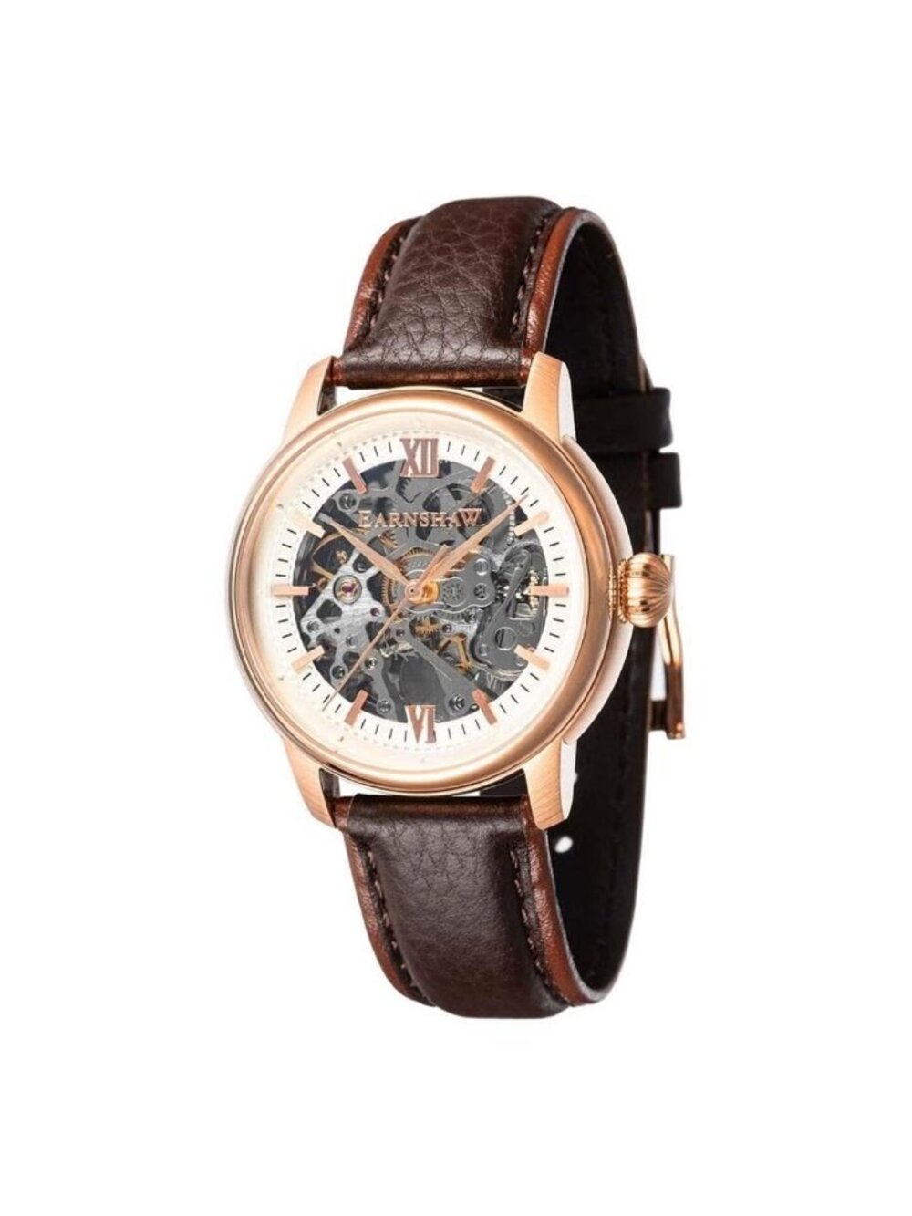 NWT Thomas Earnshaw Cornwall Silver-tone Dial Men's Watch
